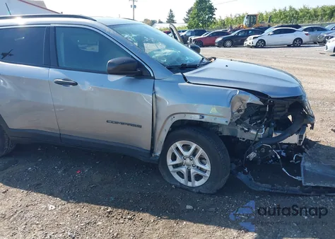 2020 Jeep Compass Sport Fwd from USA, damaged, VIN 3C4NJCAB4LT224884